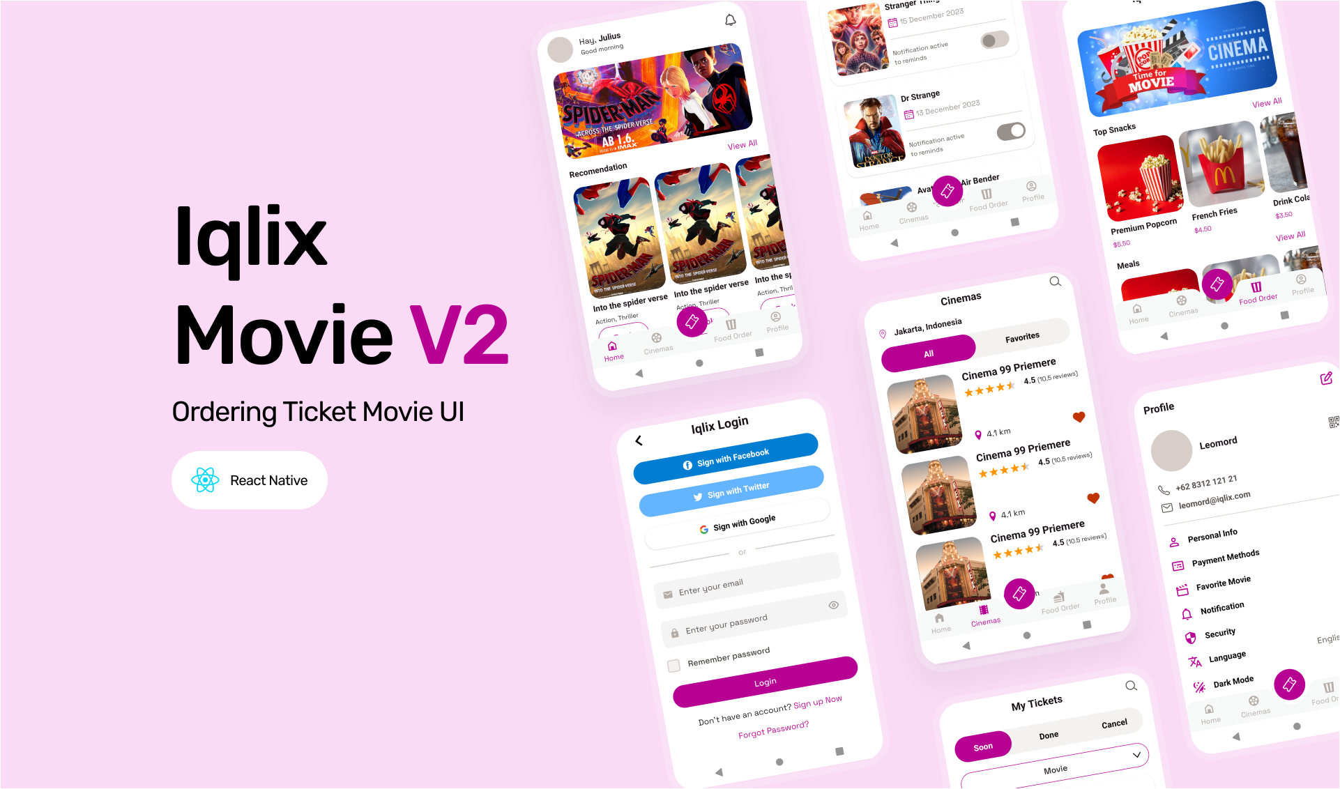 Iqlix Ordering Ticket Movie